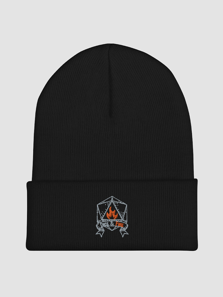 Dice and Fire Beanie (Dark Colours) product image (2)