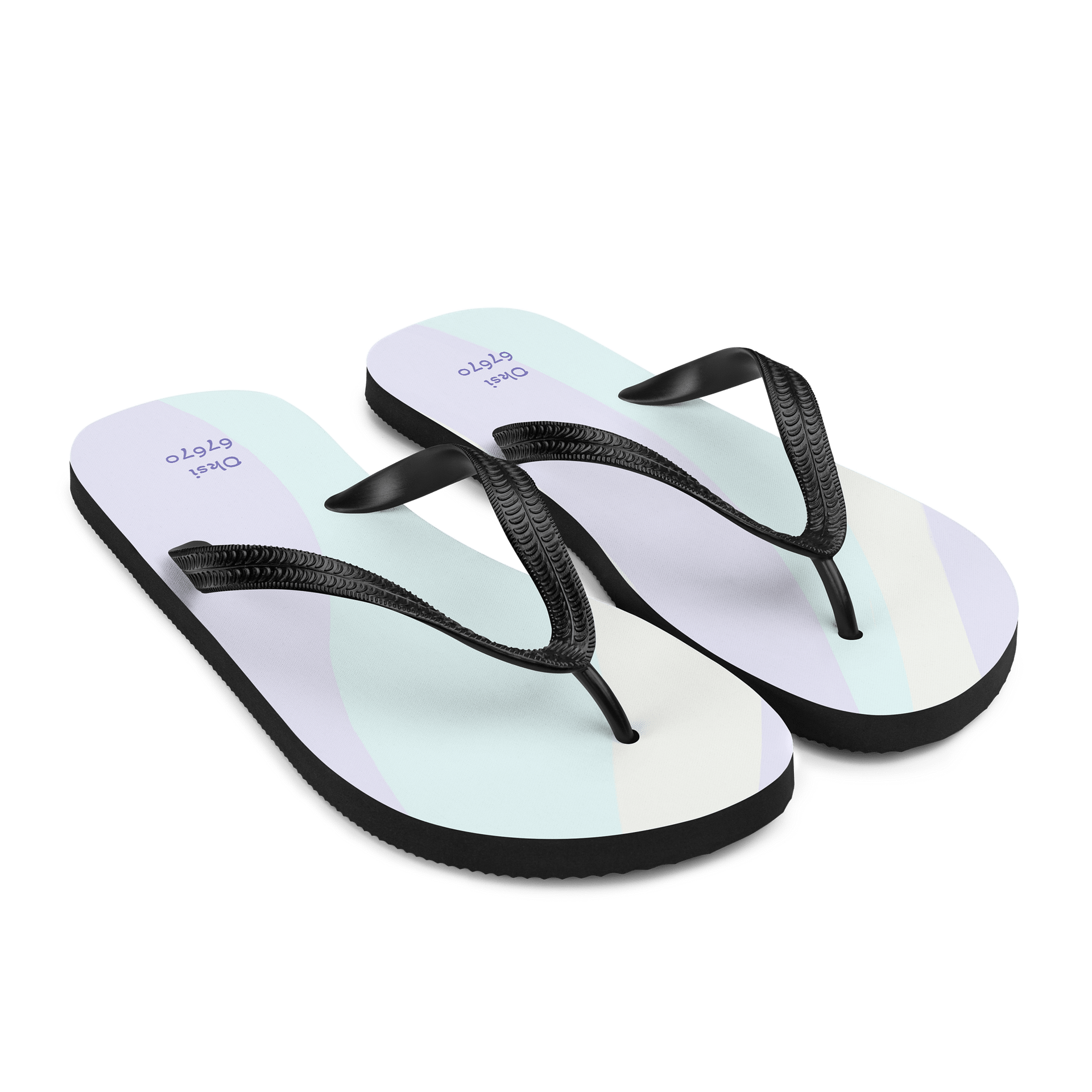 Pastel Wave Custom Flip-Flops product image (7)