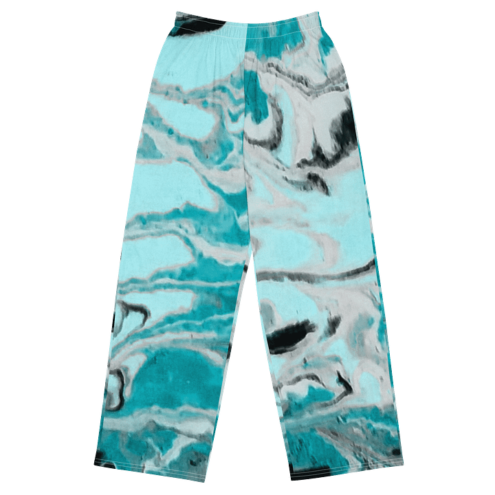 Fluid Turquoise Art Pants product image (1)