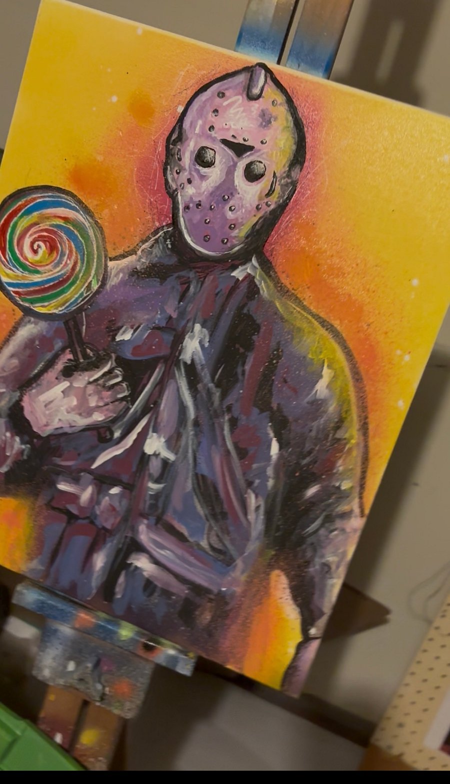 Jason Voorhees Lolipop - Colorful Pop Art product image (4)