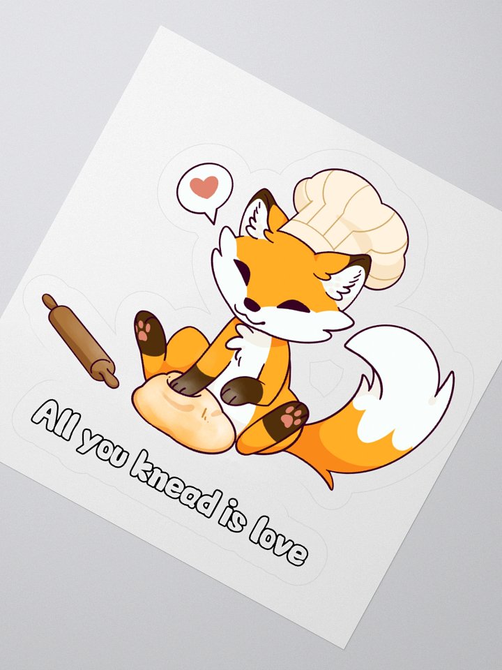 All You Knead Is Love Stickers product image (4)