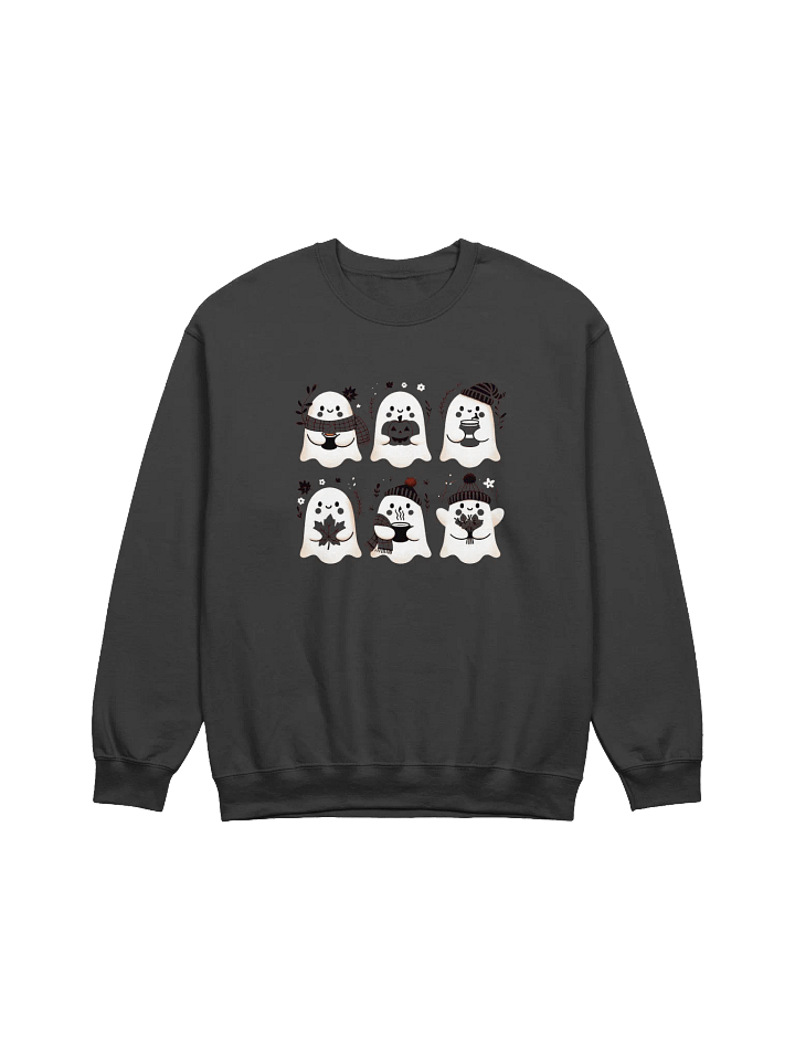 Cozy Autumn Ghosts Crewneck Sweatshirt product image (1)