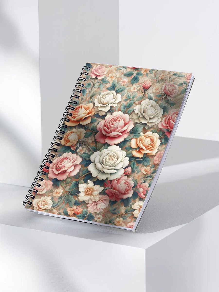 Royal Floral Spiral Notebook product image (3)