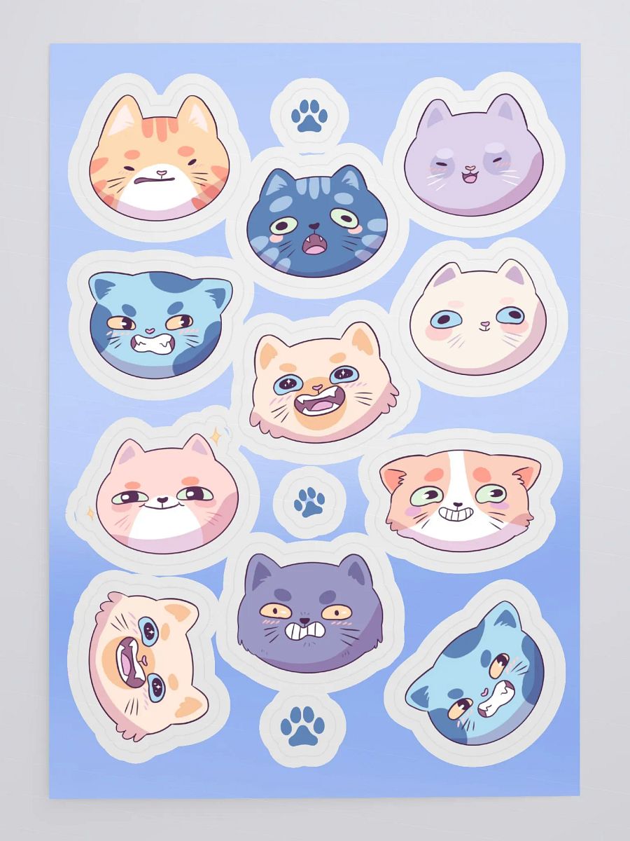 Whiskered Whimsy Sticker Collection product image (4)