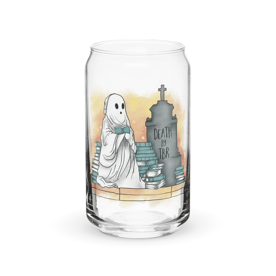 Death by TBR glass tumbler product image (5)