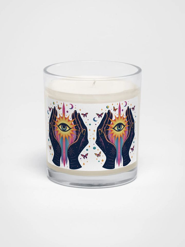 Mystical Third Eye Soy Wax Candle - Cosmic Boho Design product image (2)
