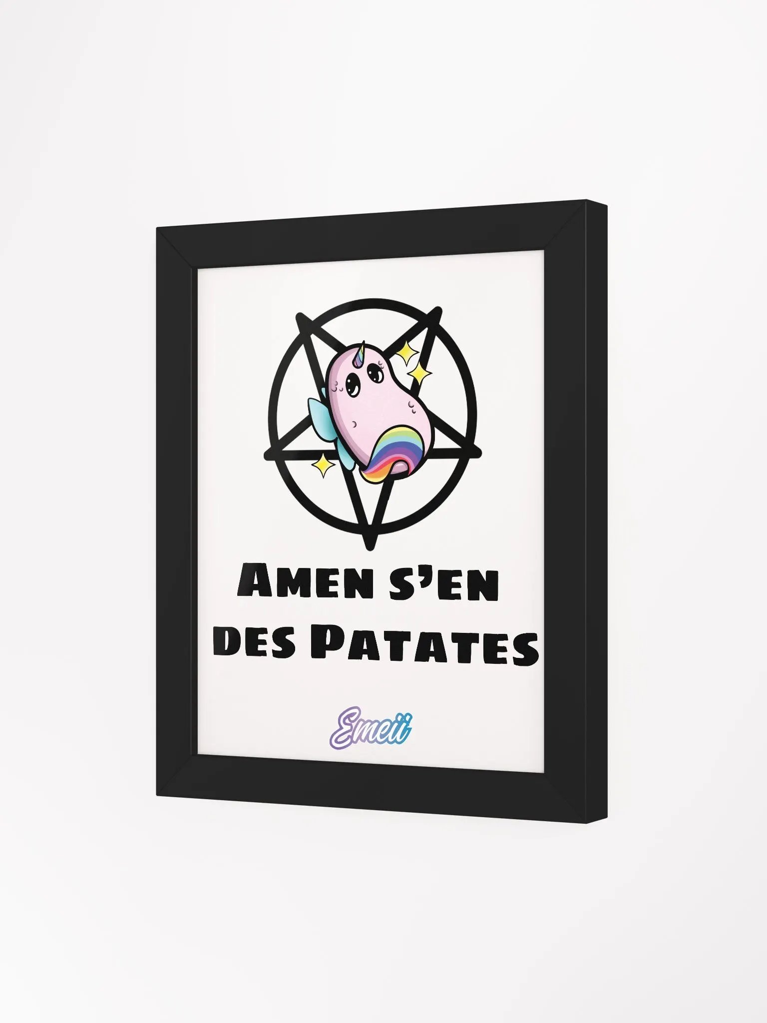 ''Amen'' Affiche mate encadrée de haute qualité product image (3)