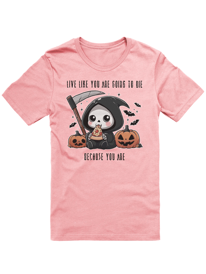 Grim Pizza Party Unisex T-Shirt - Light Colors product image (1)