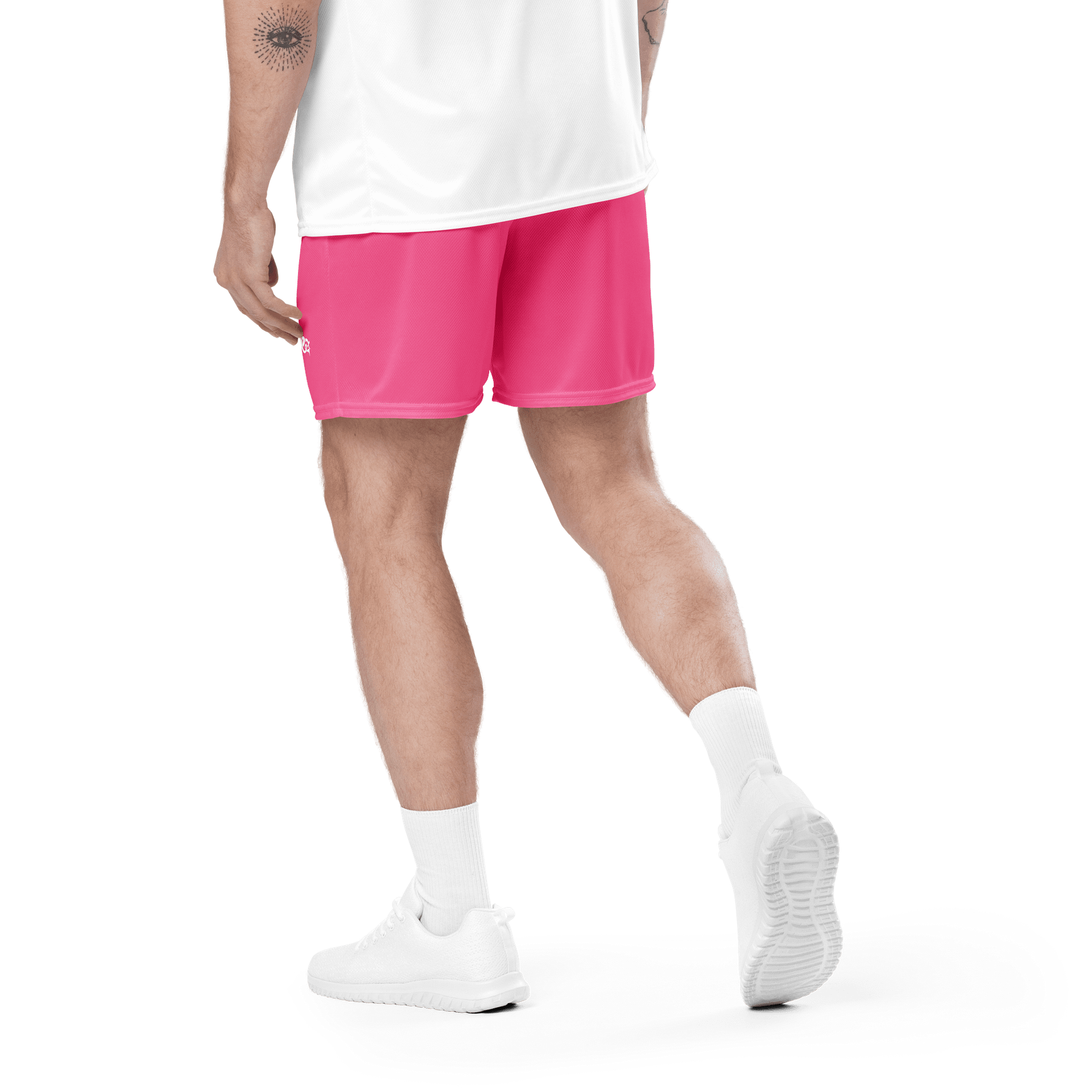 KONNICHIWA - Pink Mesh Shorts (with pockets) product image (6)