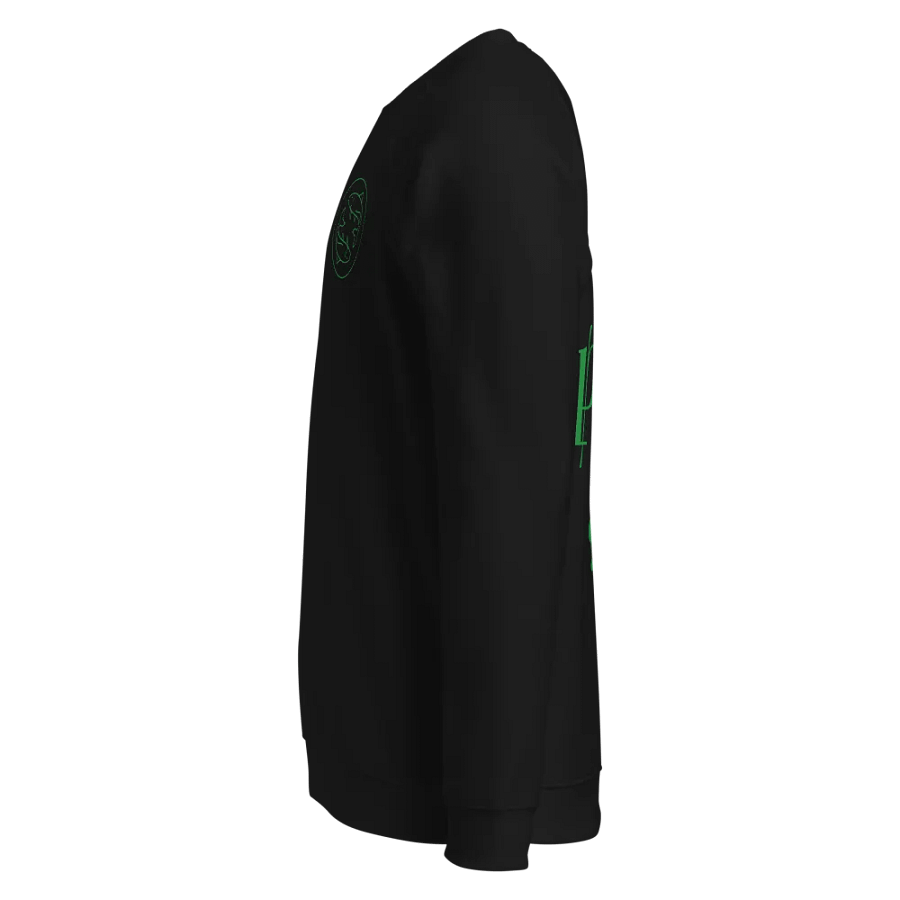 Green Pisces Circle Unisex Organic Sweatshirt product image (14)