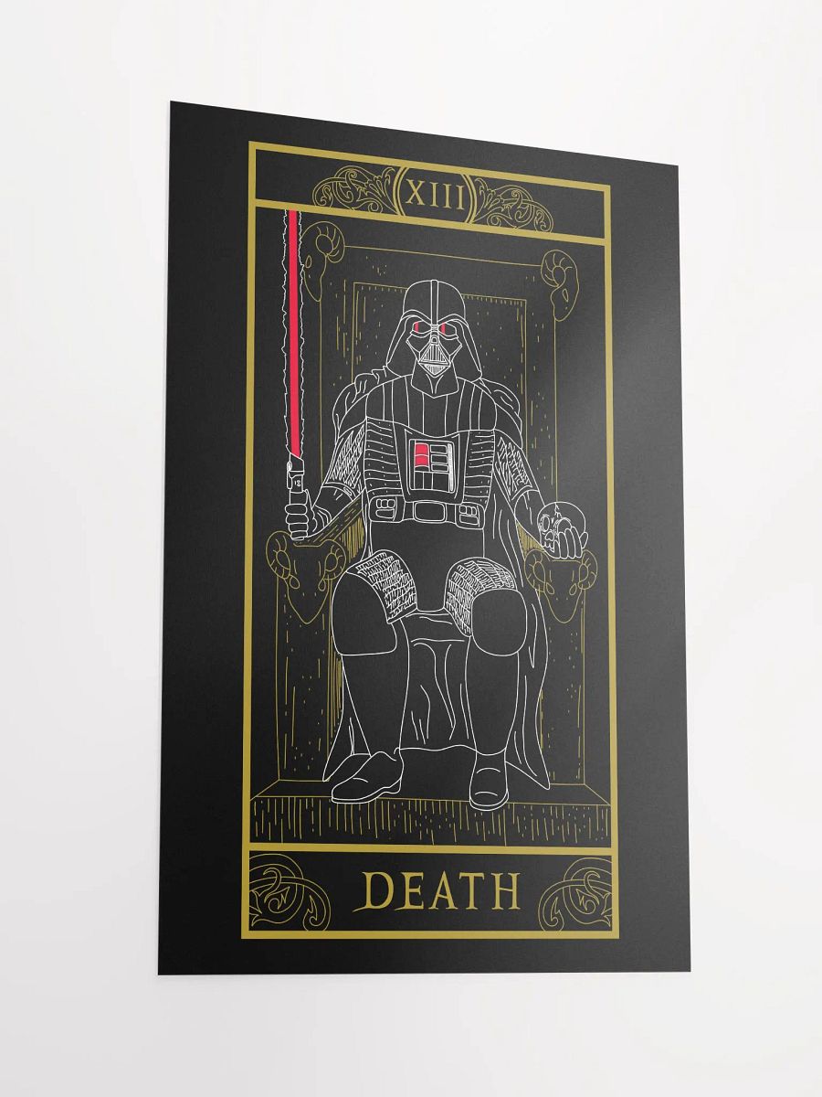 Star Death Tarot Card 12x18 Print product image (2)