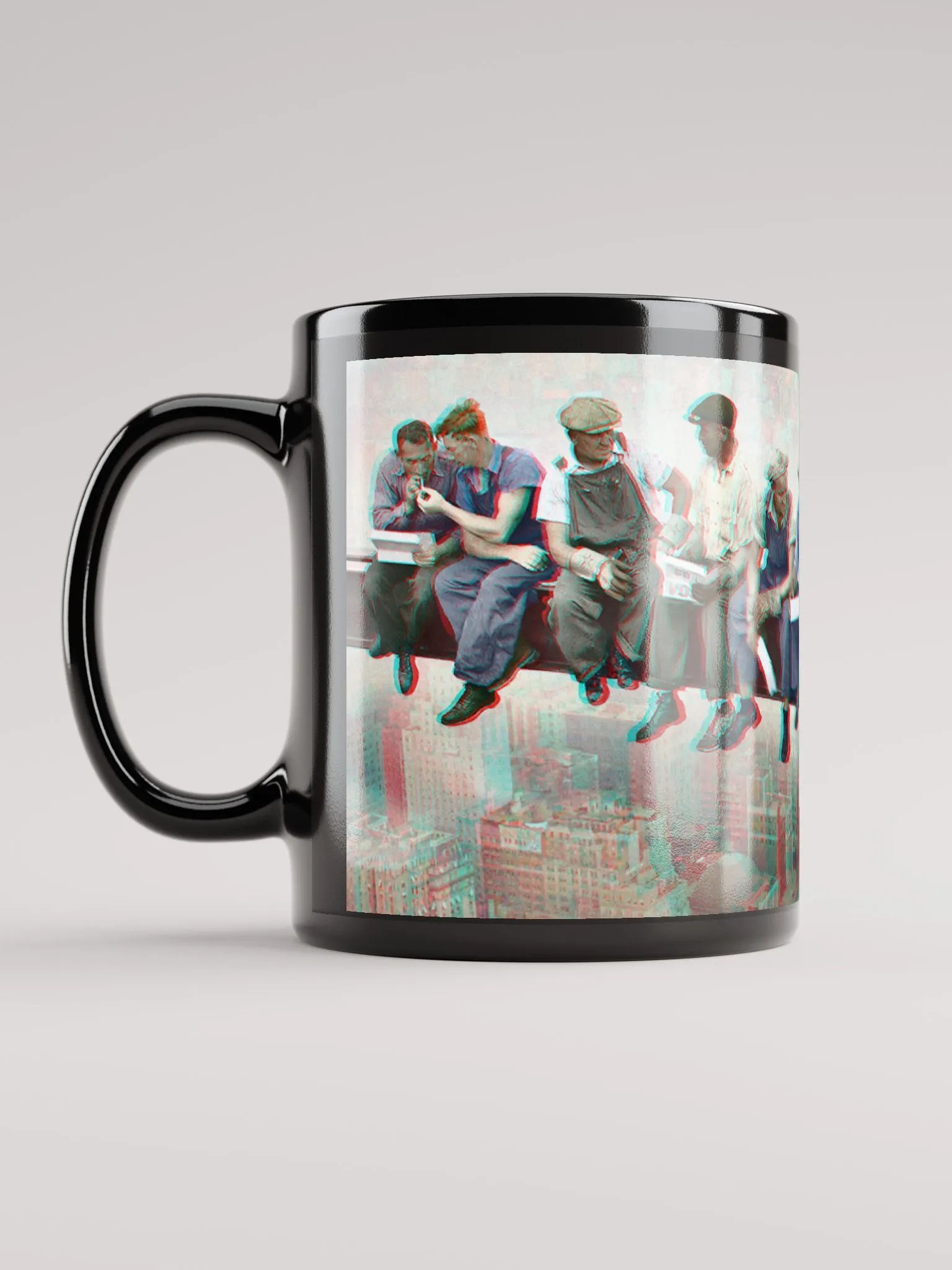 Anaglyph 3D Photo - Lunch atop Skyscraper in Color. New York 1932 product image (6)