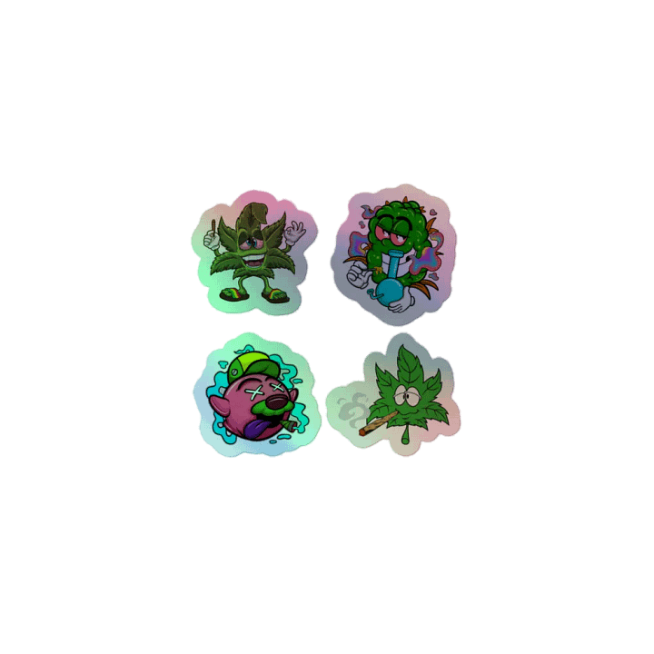 "Stoney Baloney" Holographic Sticker Set product image (1)