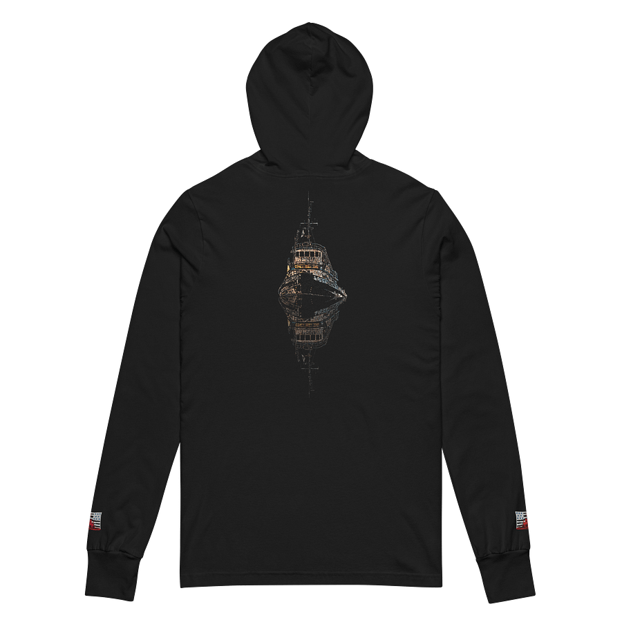 Pacific Falcon and Reflection hoodie Tee product image (6)