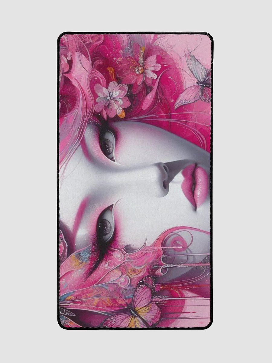 Pink Butterfly Desk Mat product image (2)