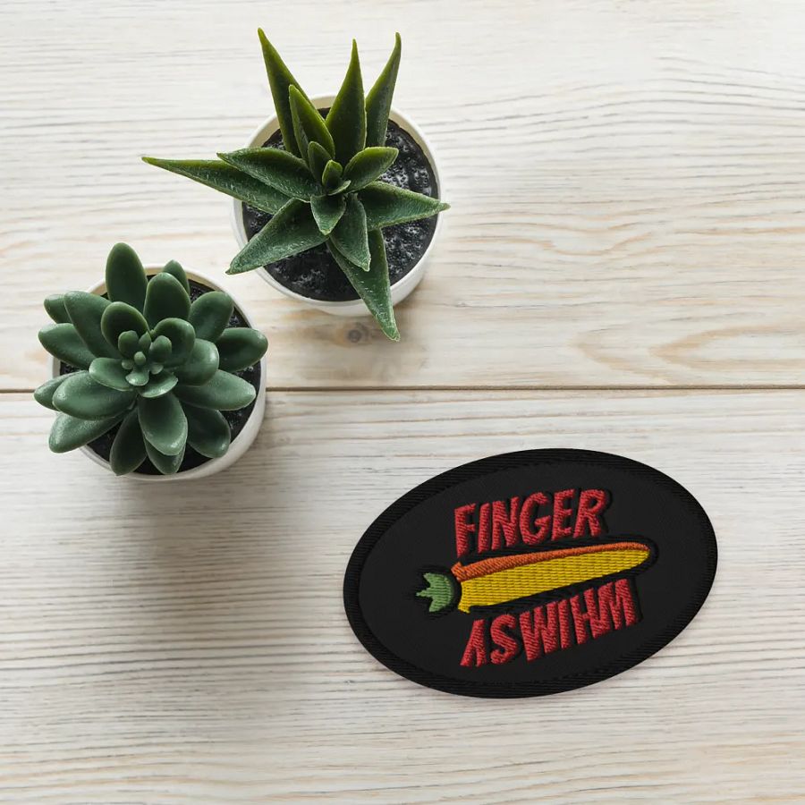 FINGER WHIMSY Embroidered Patch product image (3)