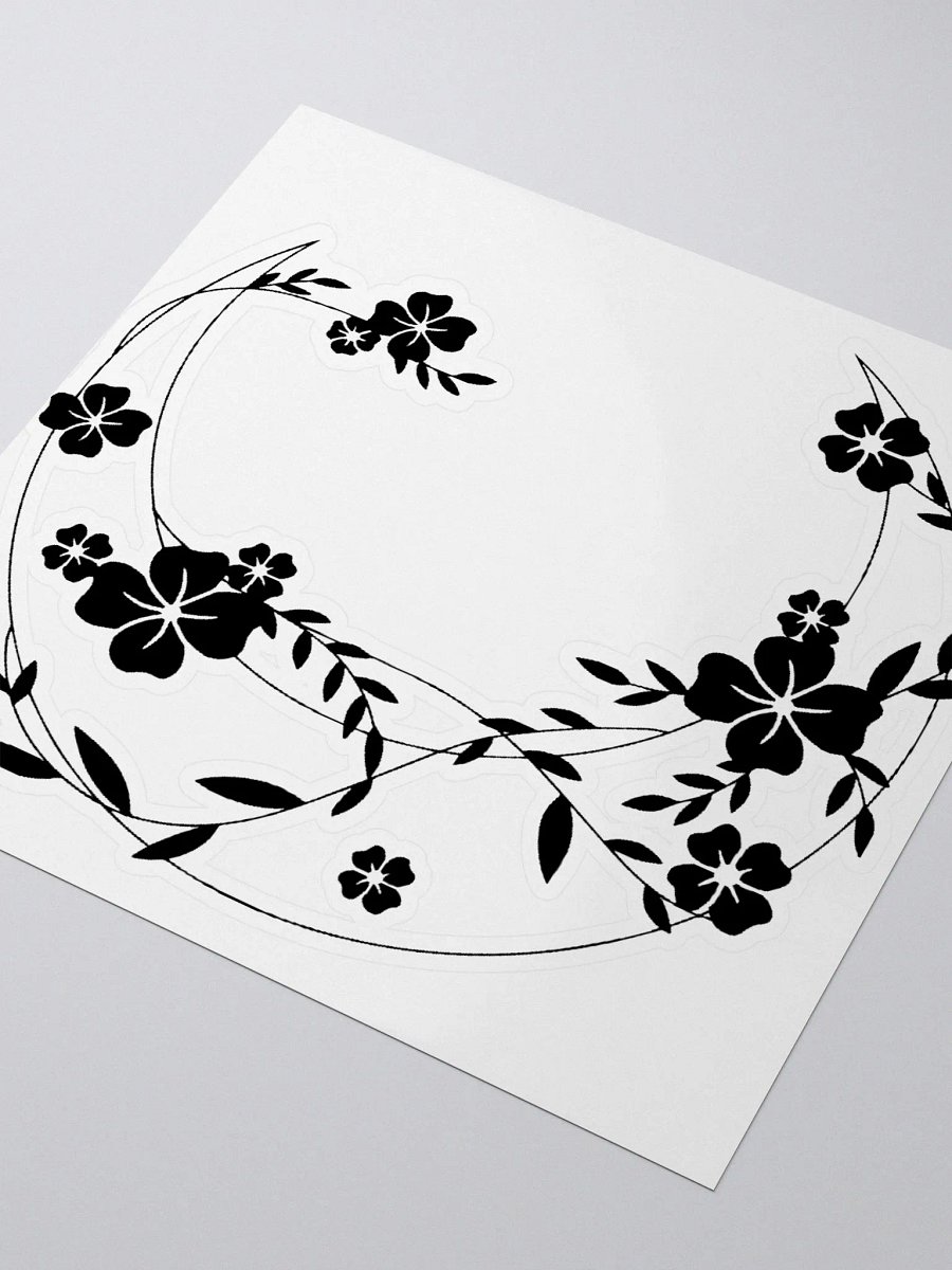Floral moon Sticker product image (3)
