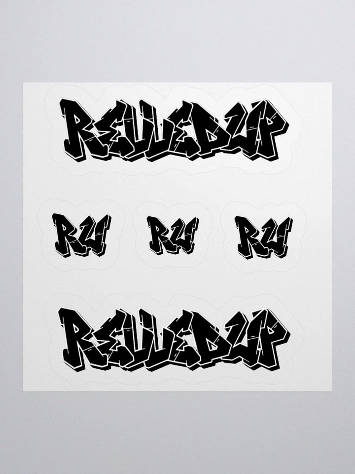 Revved Up RU Graffiti Kiss Cut Stickers product image (3)