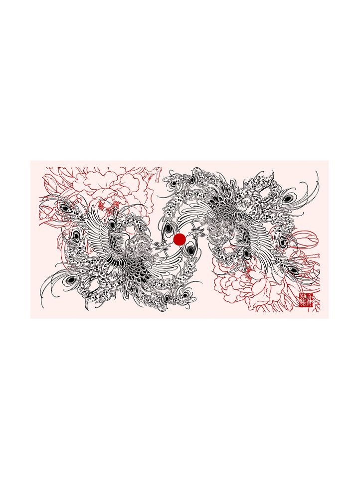 Double Phoenix - Print on Paper product image (1)