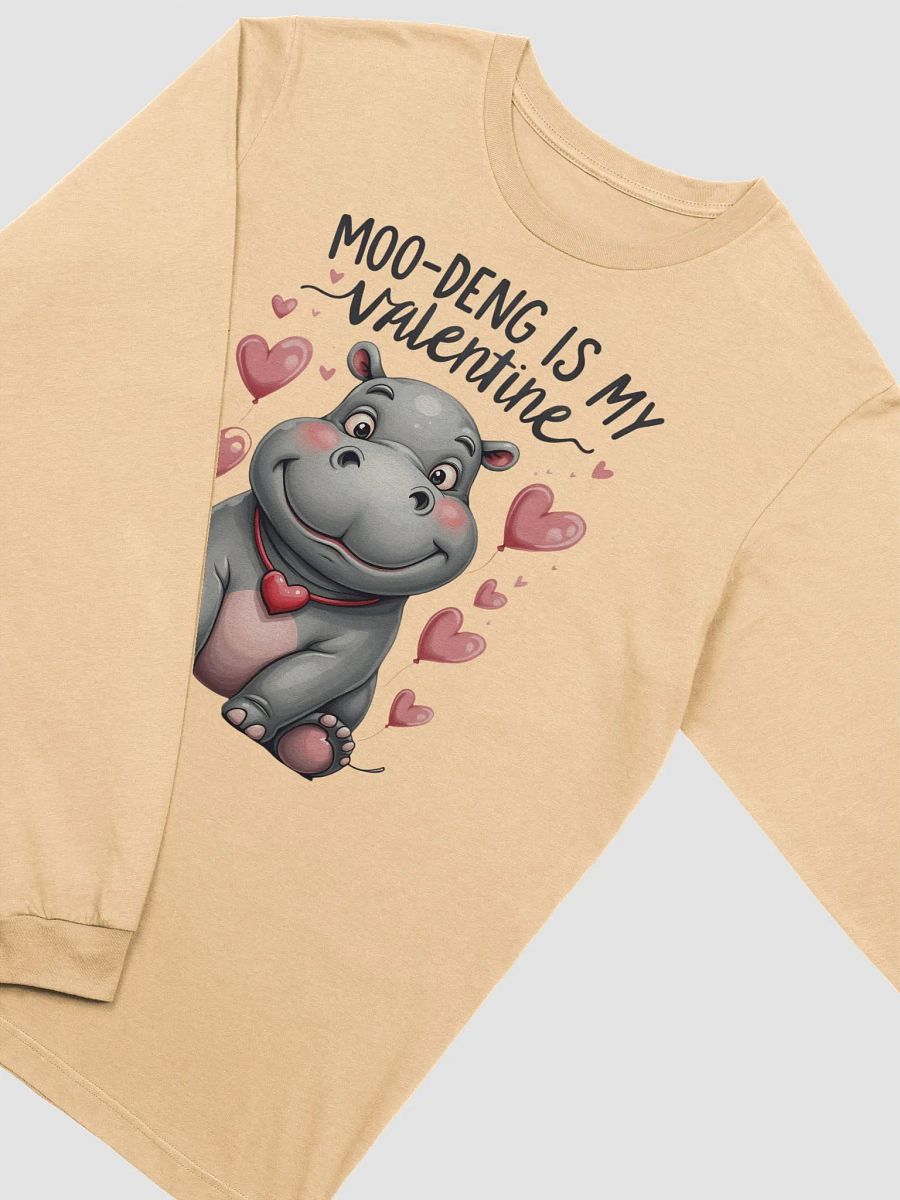 Moo-Deng is My Valentine - Long Sleeve Tee product image (20)