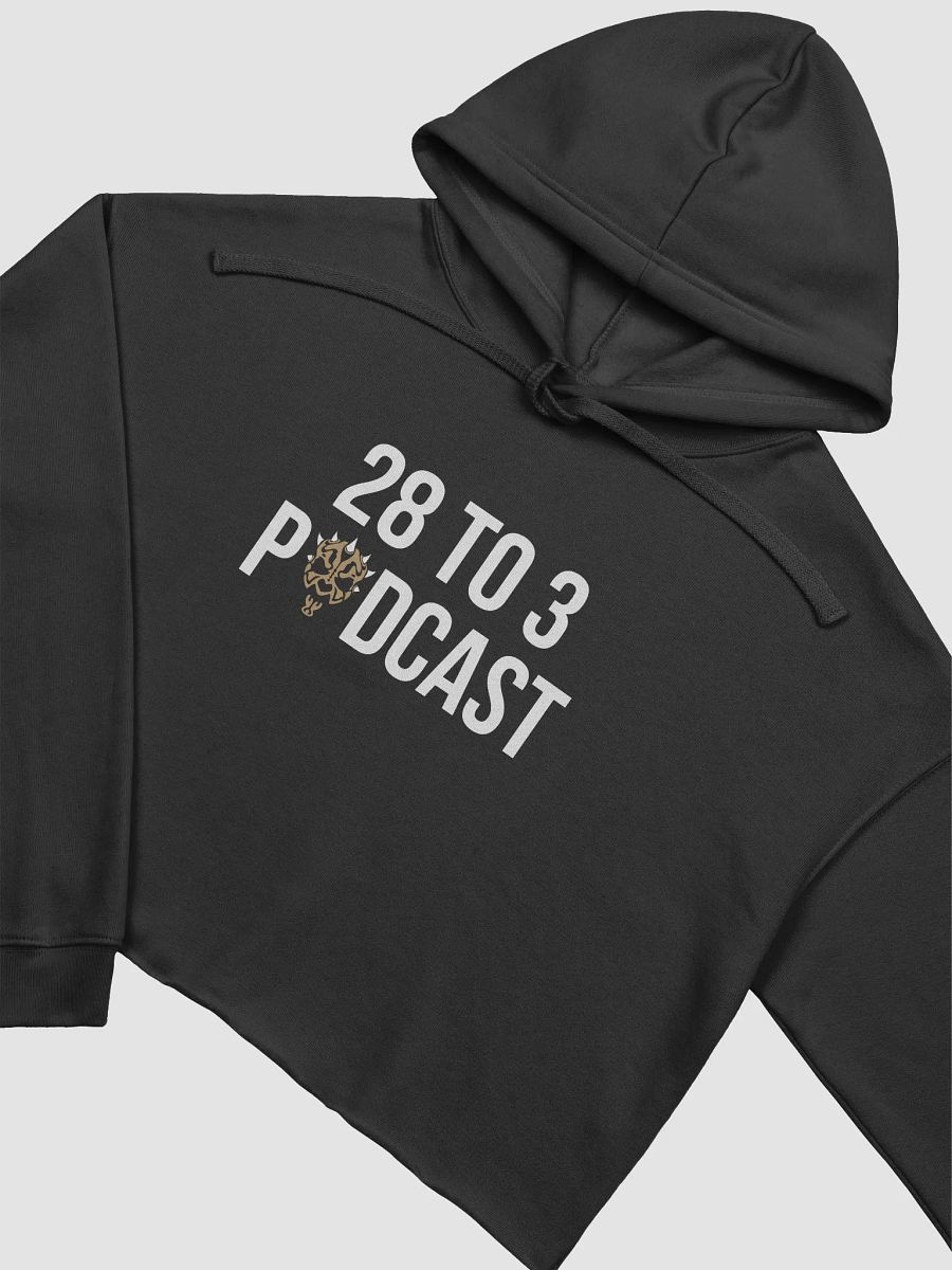 The 28 to 3 Podcast Fleece Crop Hoodie product image (3)