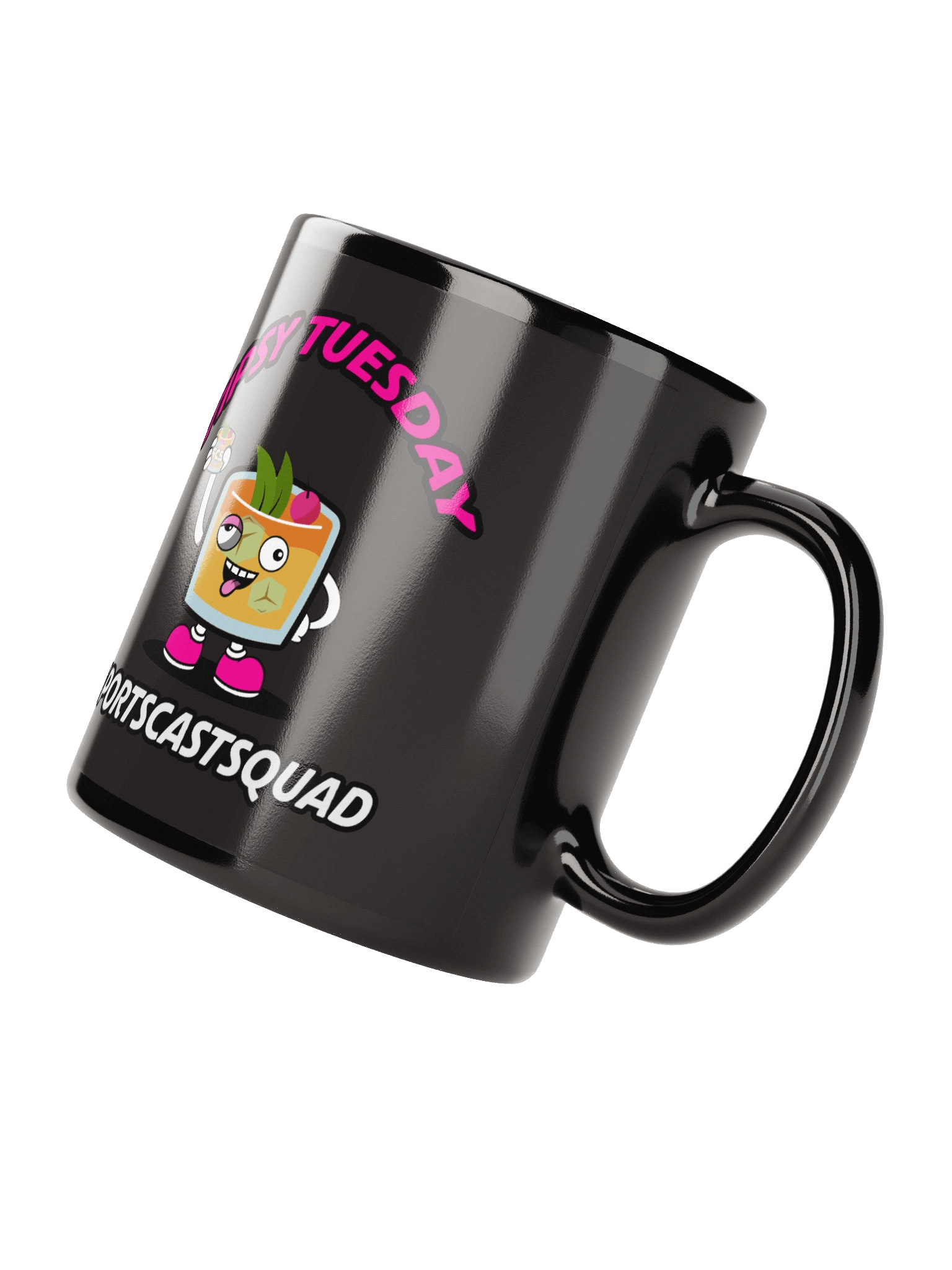 TIPSY TUESDAY "COCKY" BLACK MUG product image (2)