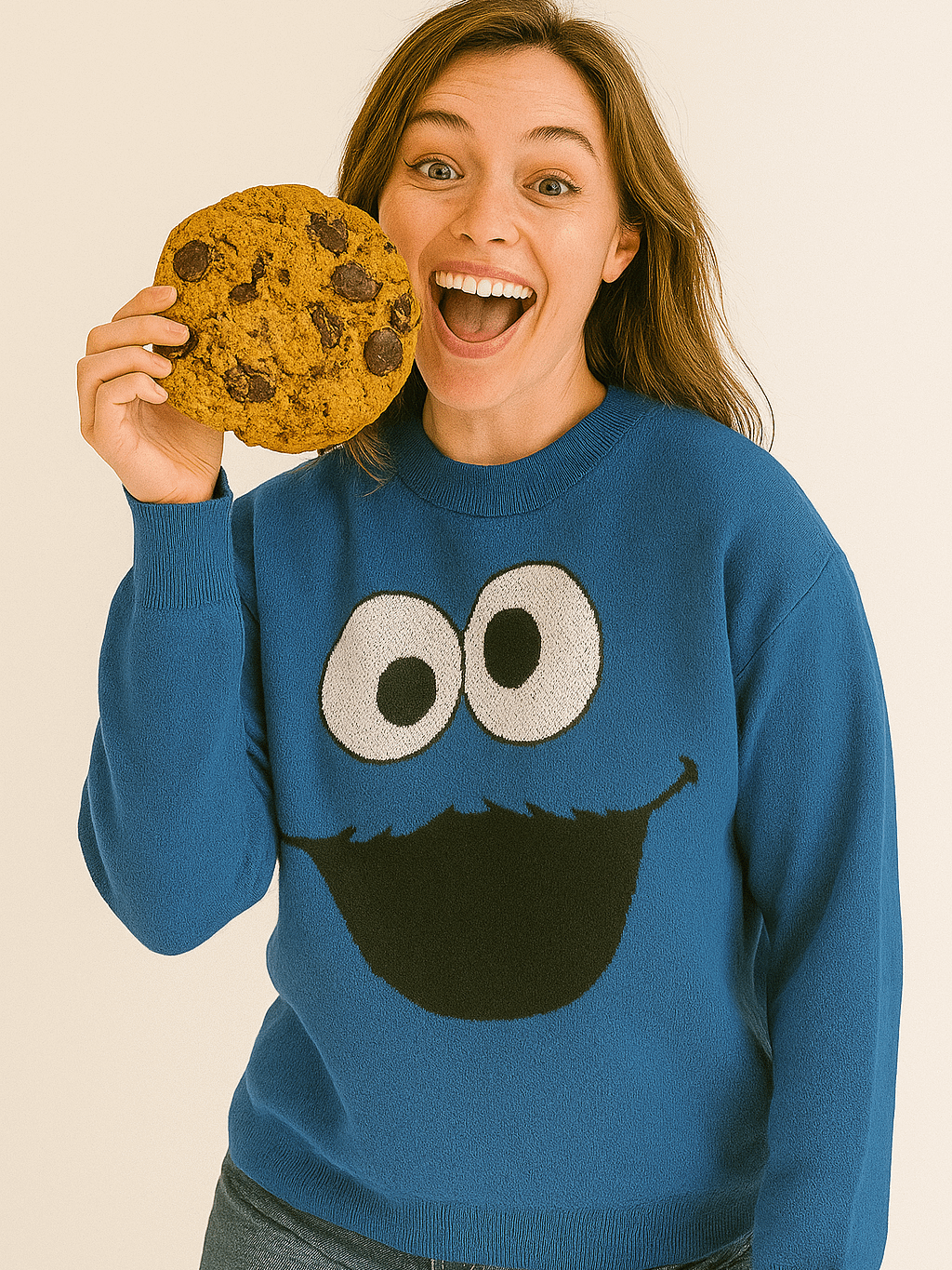 Cookie Monster Knit Sweater product image (1)