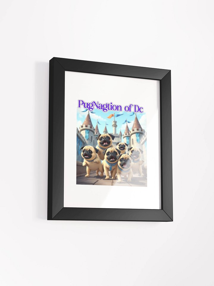 PugNation Castle Delight Framed Poster product image (2)