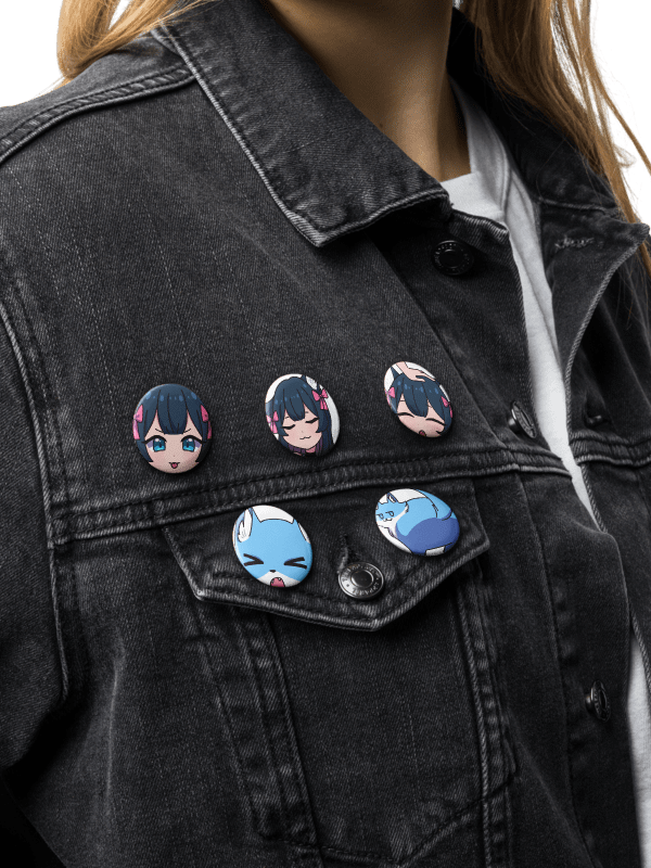 Blue Fox Badges - Pack 4 product image (4)