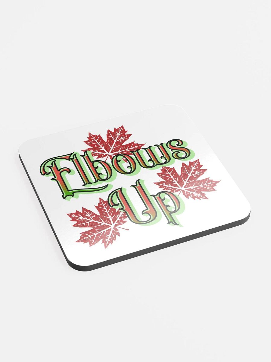 Elbows Up Maple Leaves Cork Coaster Set product image (3)