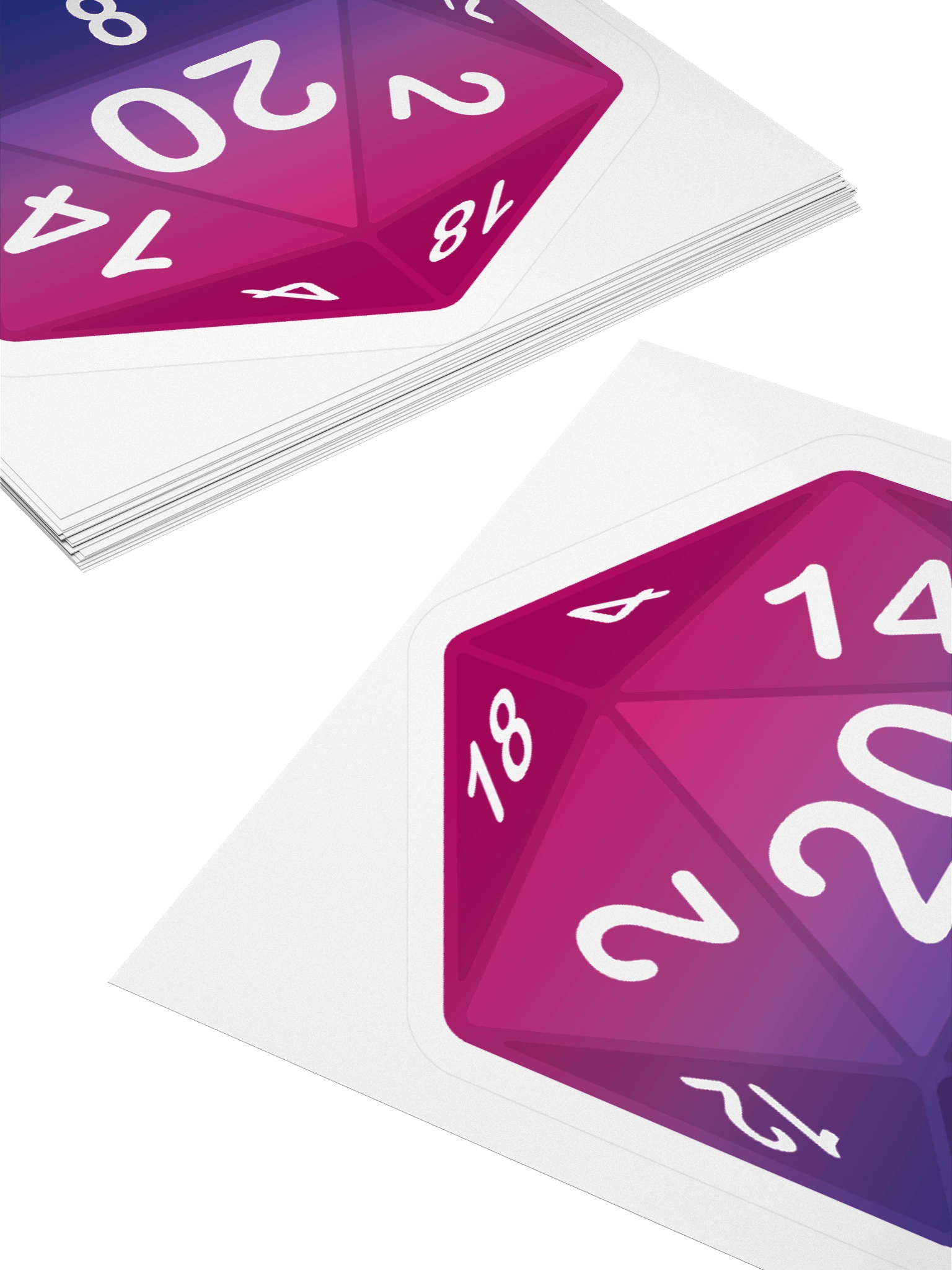 Bisexual Pride D20 Sticker product image (11)