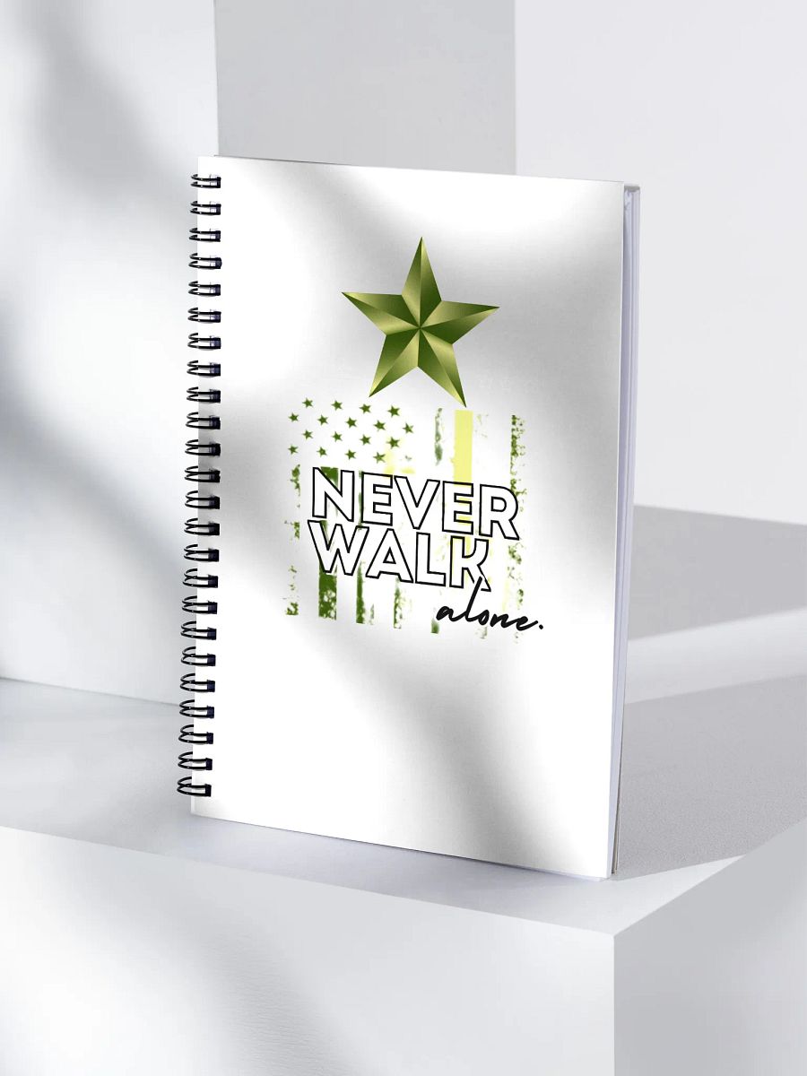 NEVER WALK ALONE SPIRAL NOTEBOOK product image (4)