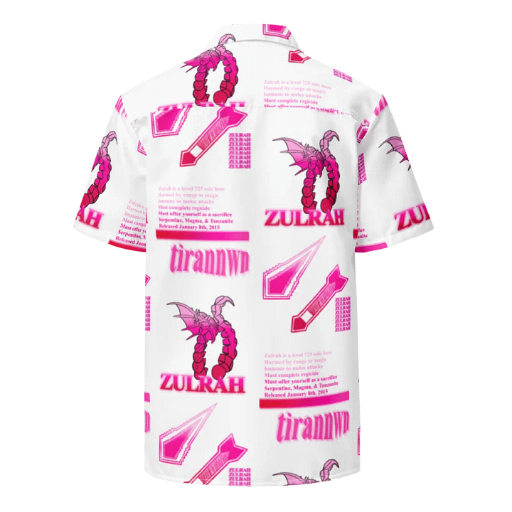 Valentines Zulrah Button Up (White) product image (2)