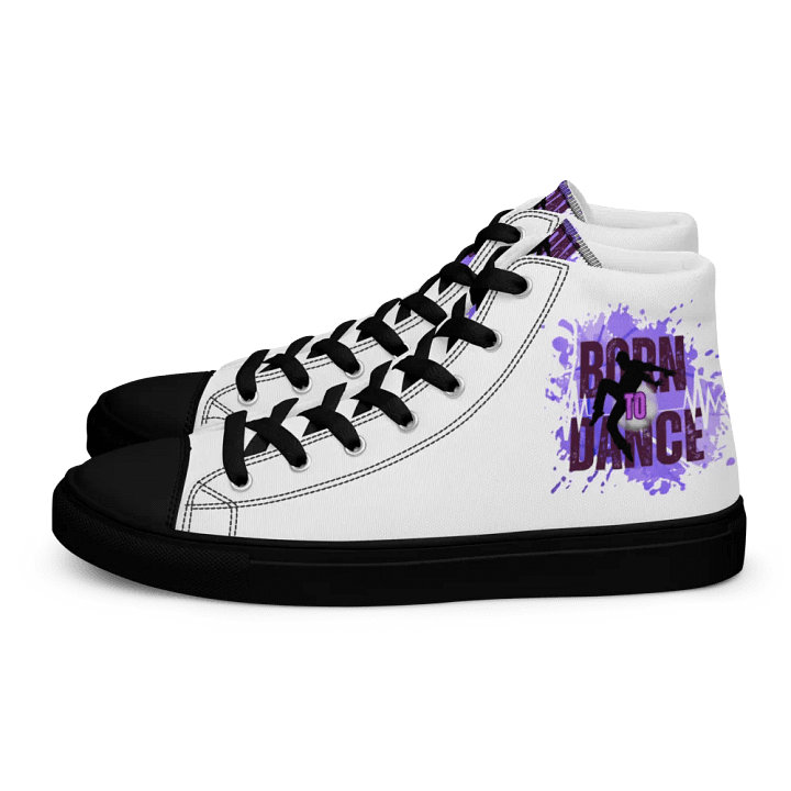 Retro Born to Dance Splash His Silhouette High Tops product image (1)