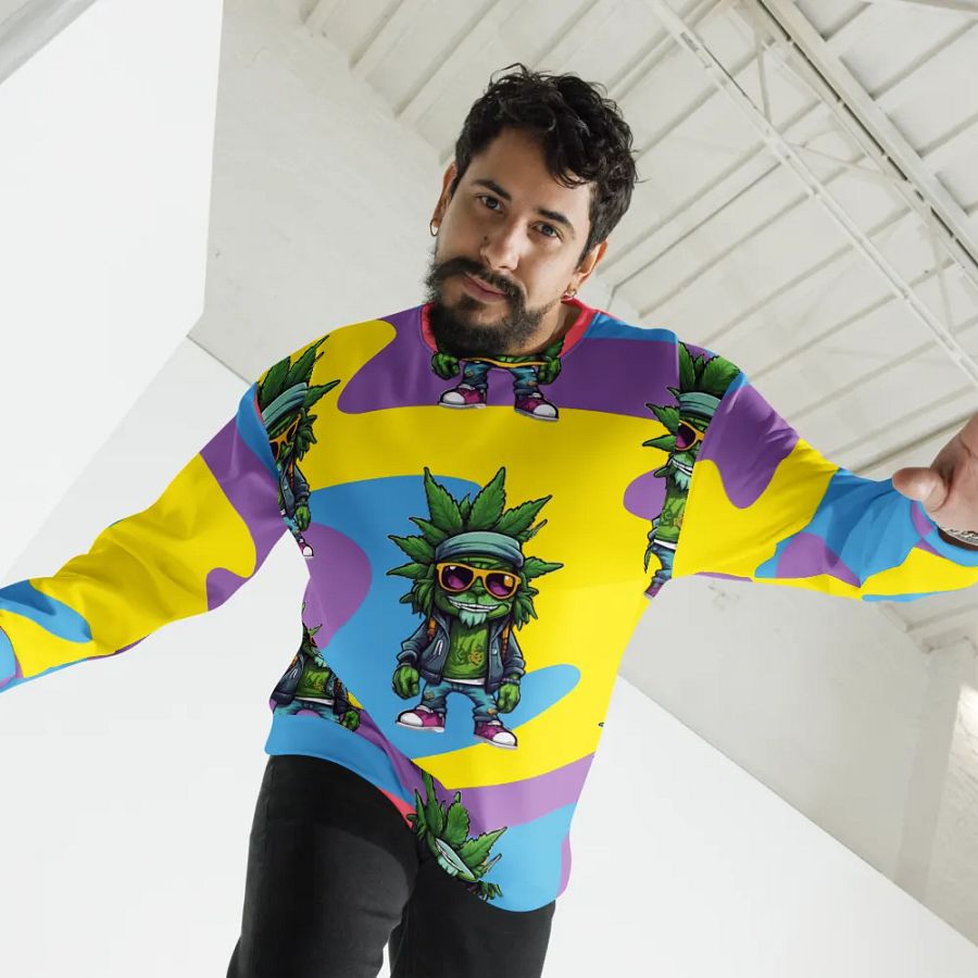colourful bad man sweater product image (3)