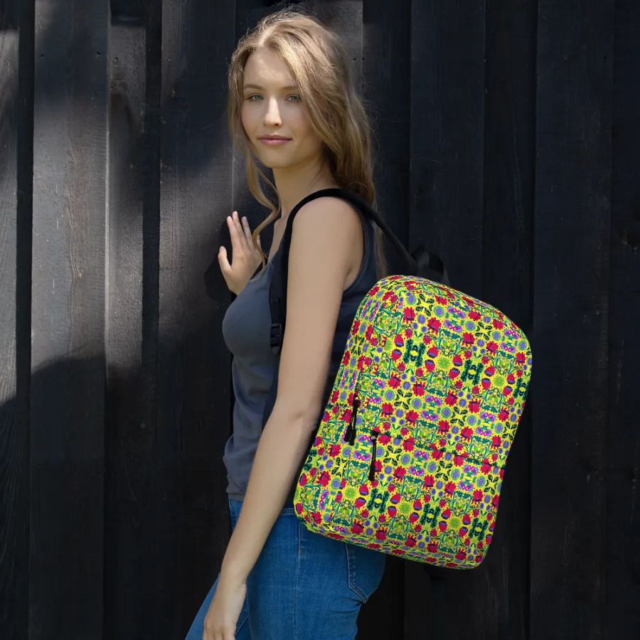 Abstract Poppy Flowers Back Pack product image (3)