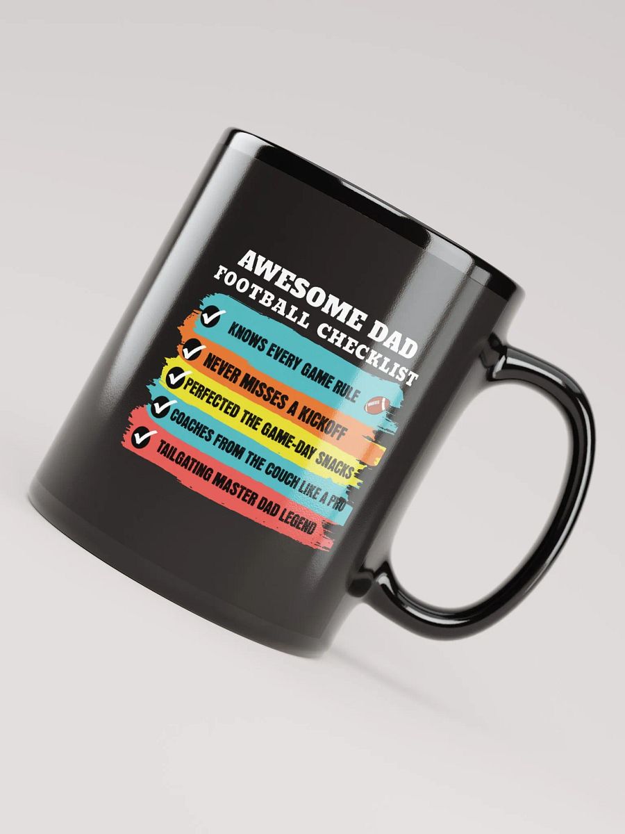 Football Dad Fan Checklist Mug product image (8)