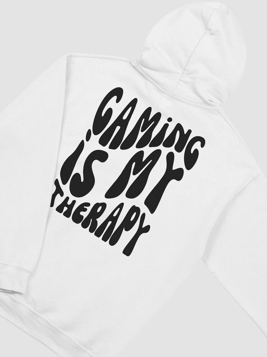 Gaming Is My Therapy with Controller Smiley Classic Hoodie (Black) product image (4)