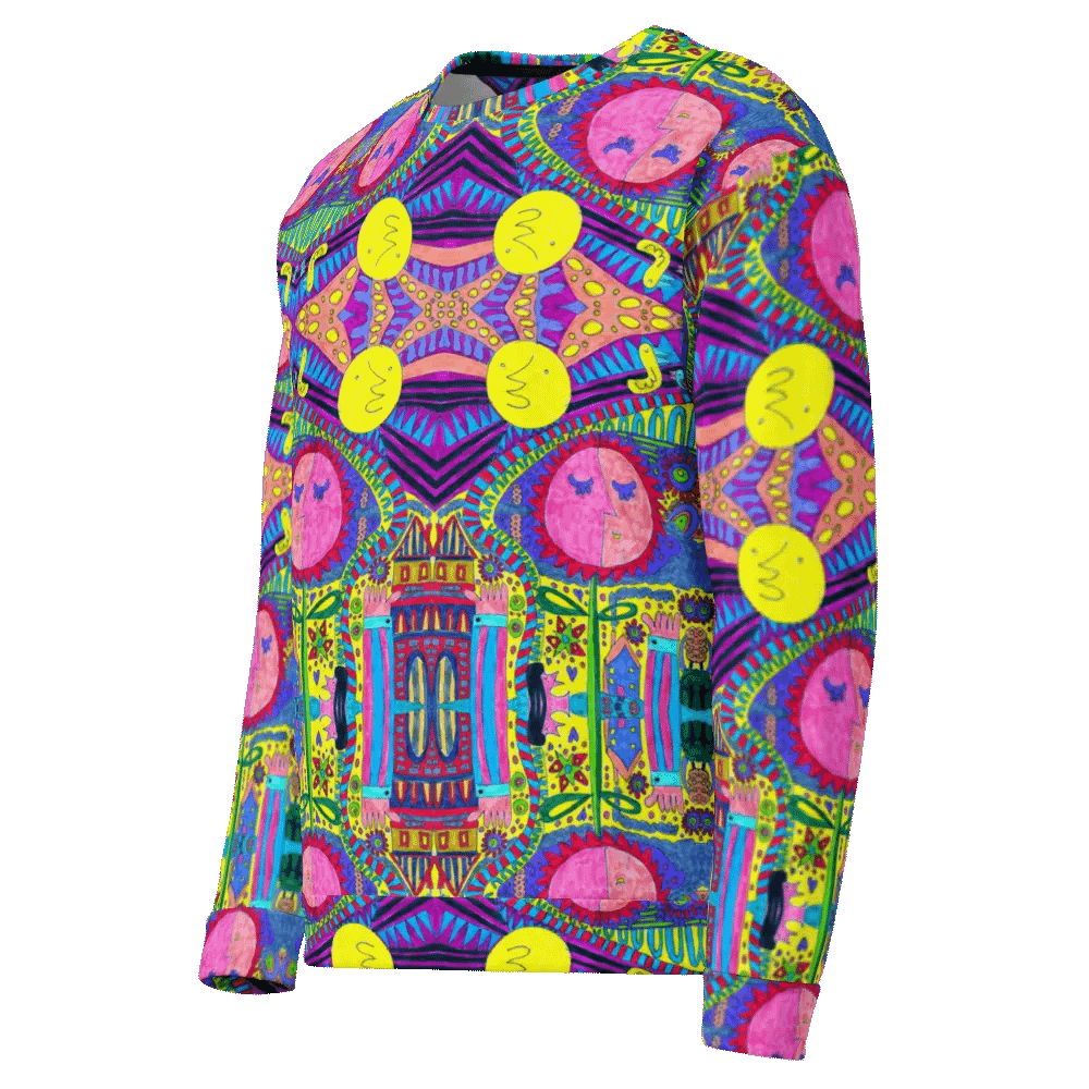 Abstract Surreal Doodle Landscape Mirrored Sweatshirt product image (8)