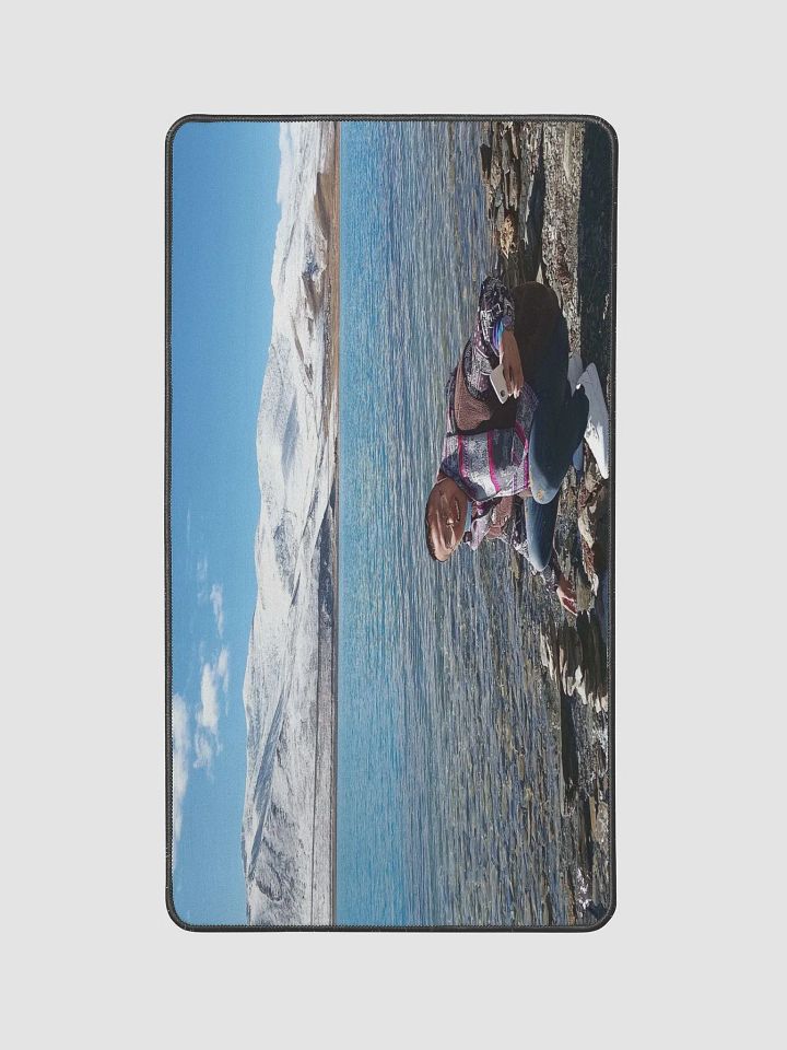 Desk Mat 12" x 22": snow mountain product image (1)