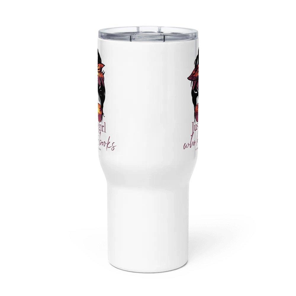 Just a girl who loves books, travel mug product image (2)