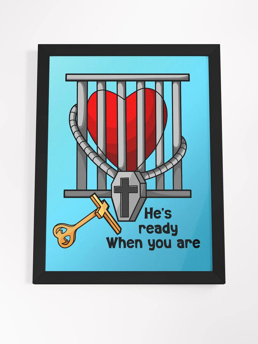 Framed Unlock Your Heart Poster product image (4)