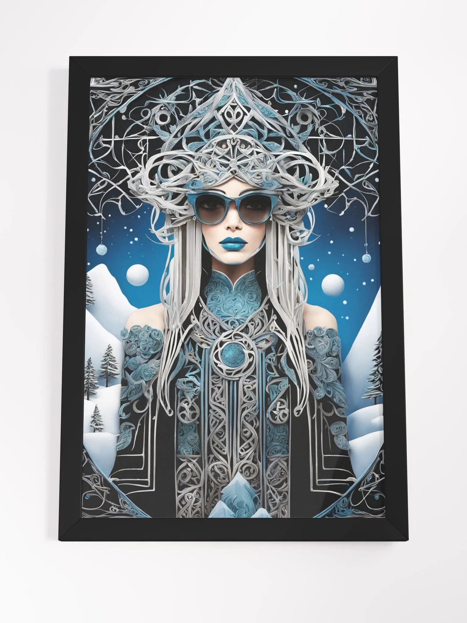 Winter Wiccan 08 - Framed Matte Poster product image (4)