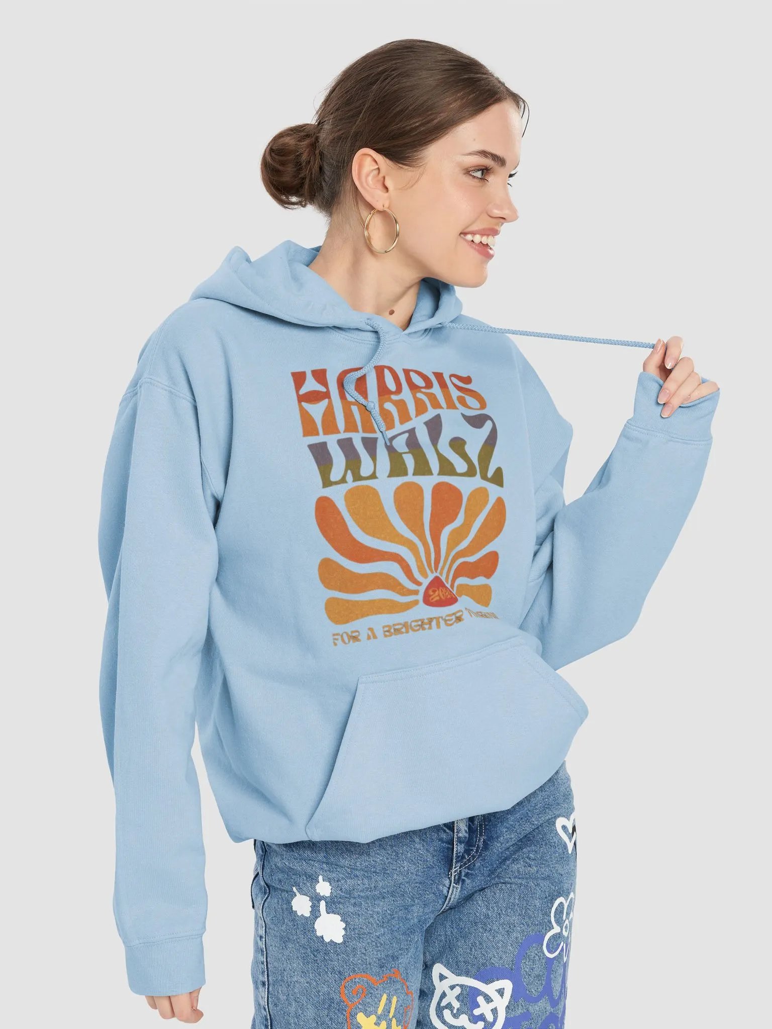 Harris Walz For A Brighter Tomorrow Hoodie product image (1)