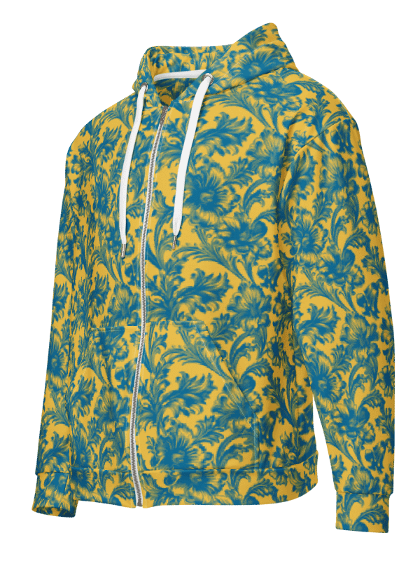 Fleur Royale | Recycled ZIP Unisex Hoodie product image (5)