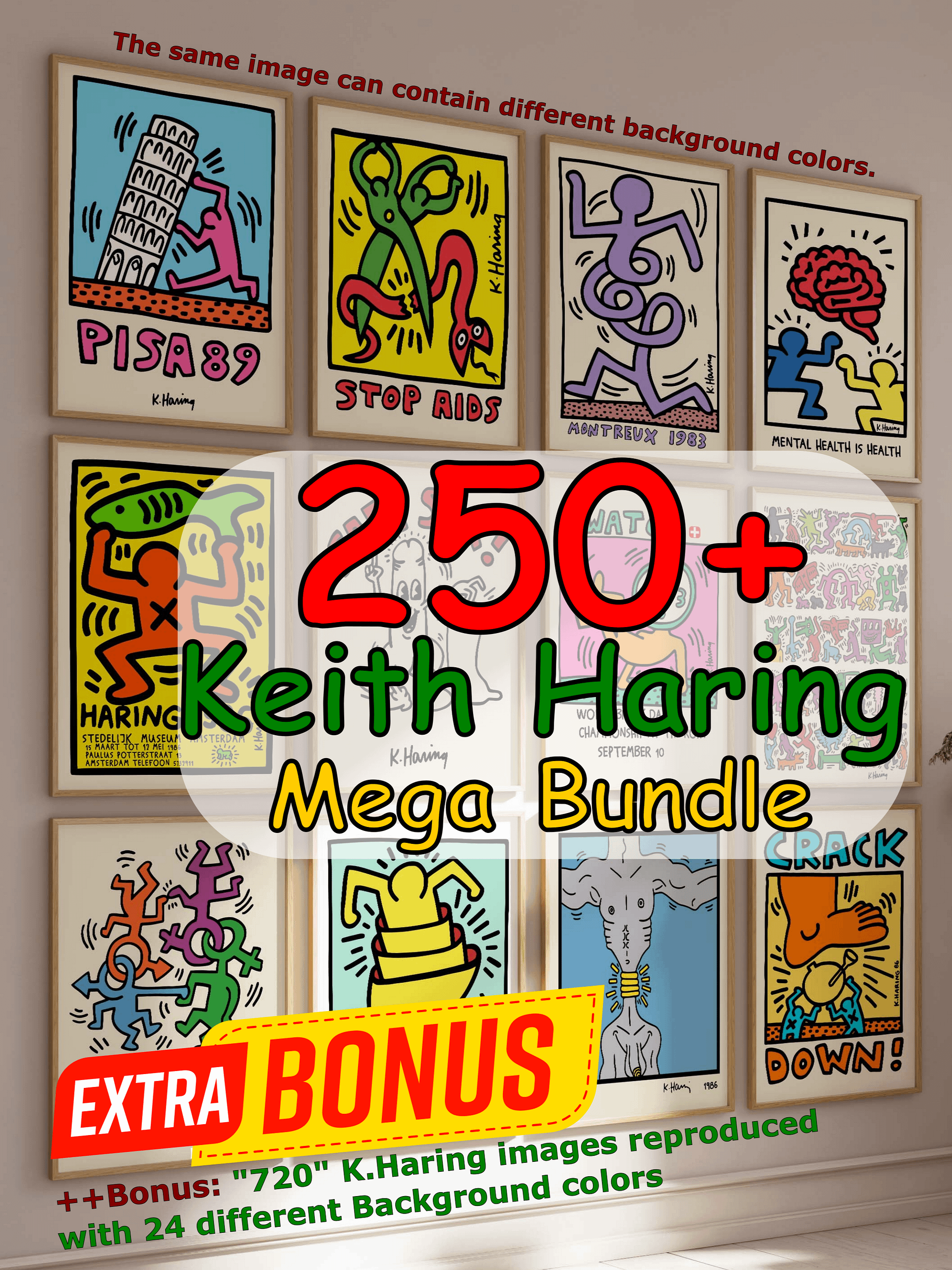 Keith Haring Poster Bundle product image (1)