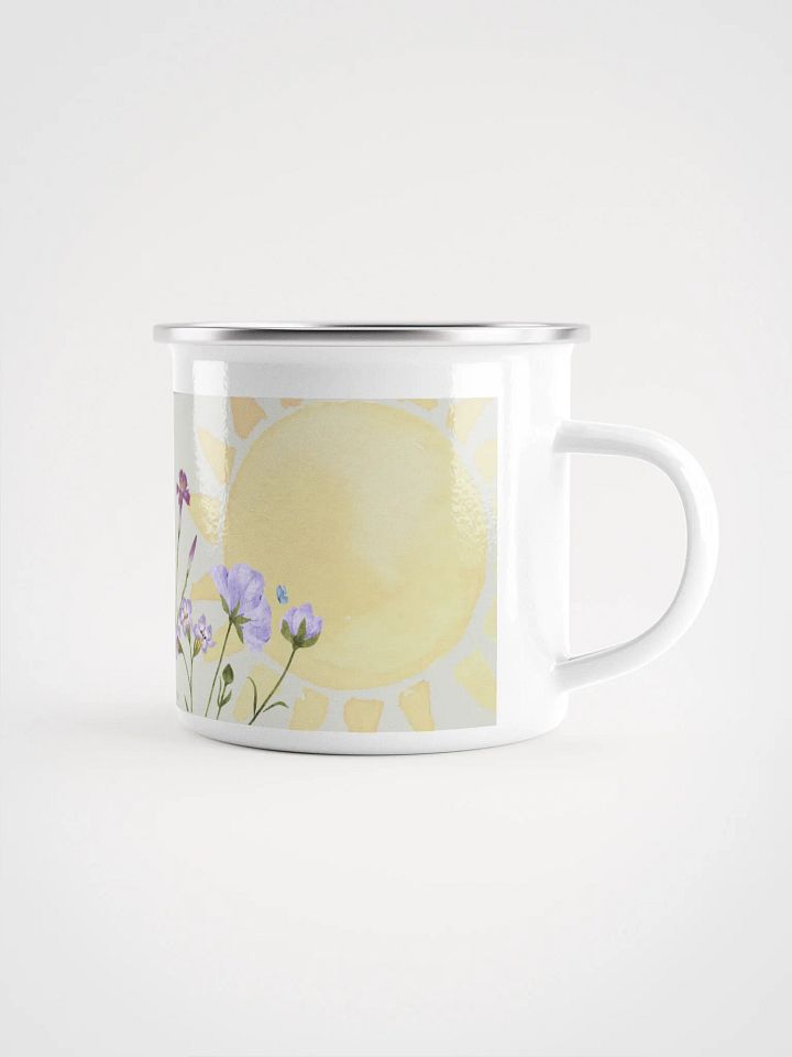 'in the sun i grow' Enamel Mug product image (1)
