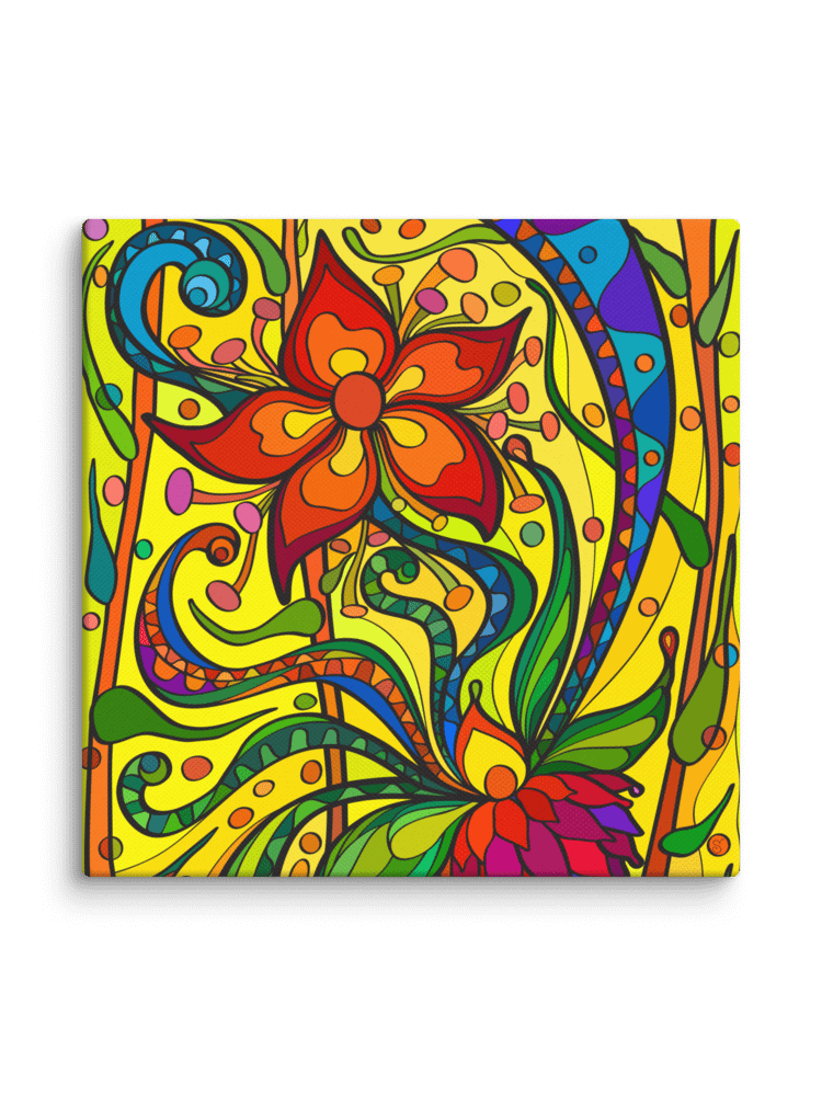 Vibrant Floral Canvas Art - Bright Starfish product image (48)