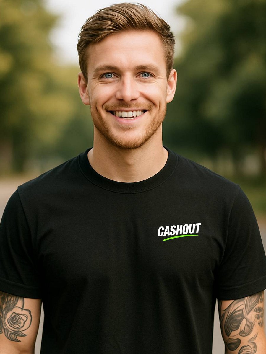 CASHOUT - "Print and Sprint" Unisex Black Edition Tee product image (1)