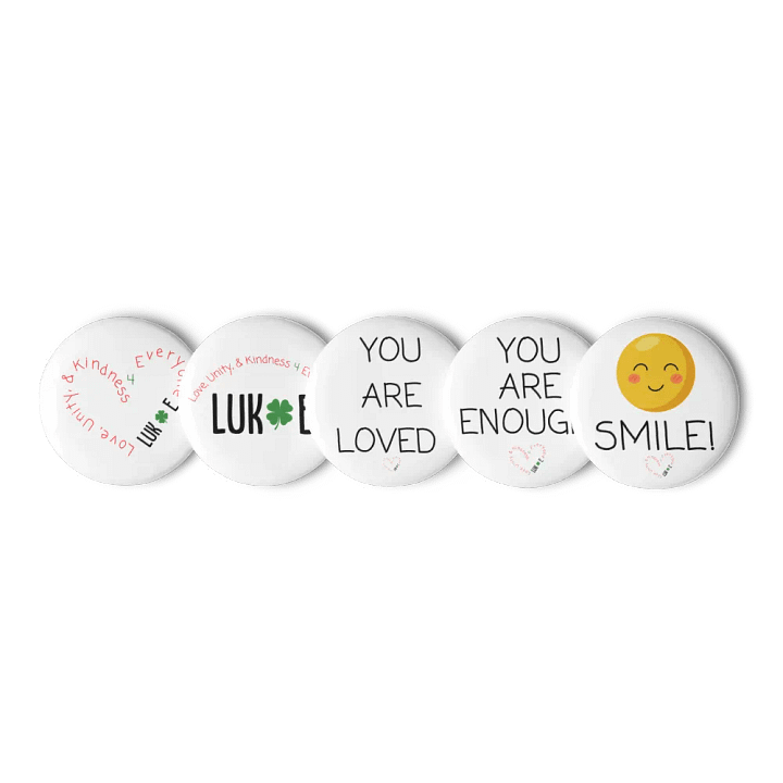 Kindness 4 Everyone Pin Button Set product image (1)